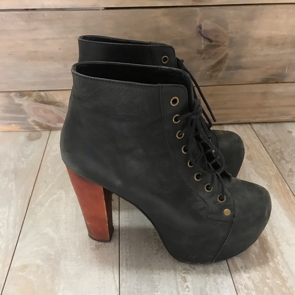 Jeffrey Campbell Black Booties - Picture 3 of 5